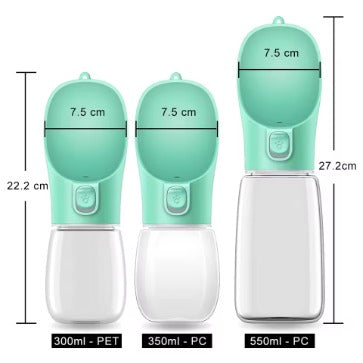 Portable Dog Water Bottle For Small Large Dogs Cat Outdoor Leakproof Walking Drinking Bowls Chihuahua French Bulldog Supplies