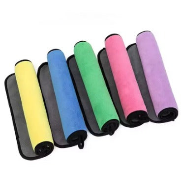 Quick-drying Pet Dog and Cat Towels Soft Fiber Towels Water-absorbent Bath Towel Convenient Pet Shop Cleaning Towel Pet Supplies